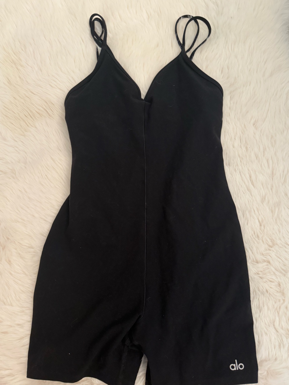 ALO Size Small Black One Piece Romper